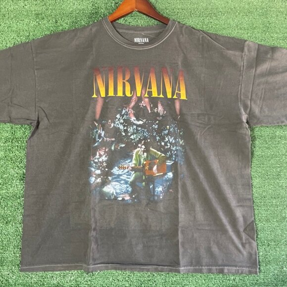 Nirvana Urban Outfitters T-Shirt Dress Oversized VTG Style One Size - Picture 1 of 4